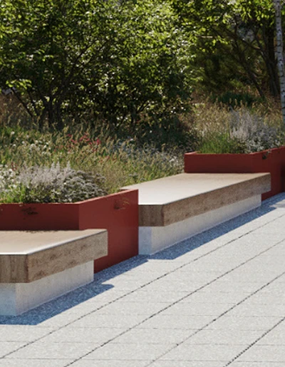 Рендер «Просторные зоны <br/> для релаксации»